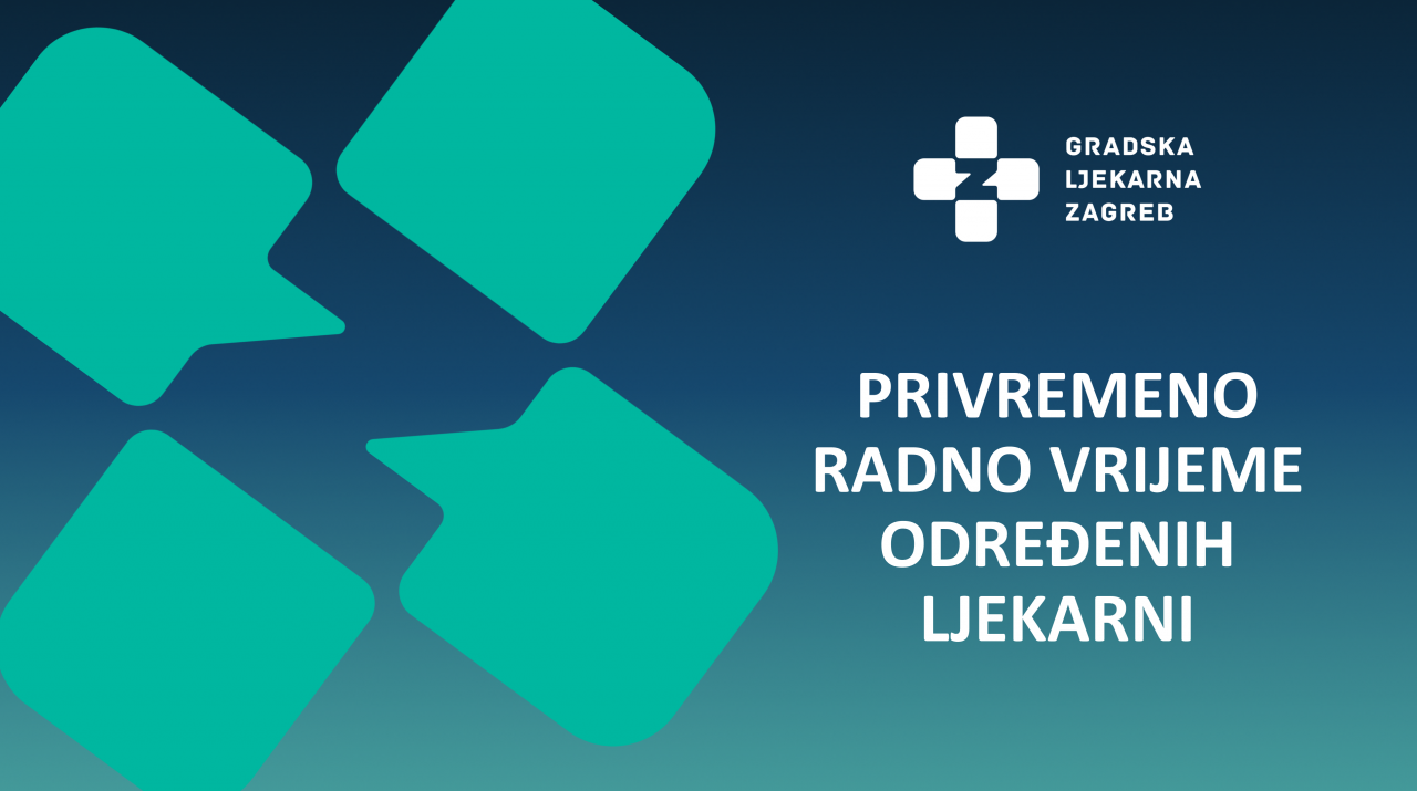 OBAVIJEST! Privremeno radno vrijeme određenih ljekarni