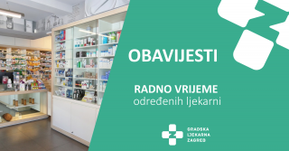 Privremena promjena radnog vremena – OJ Podsused i OJ Savska 120