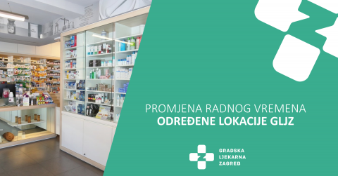 Obavijest o privremenom radnom vremenu