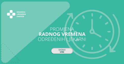 Obavijest o privremenom radnom vremenu